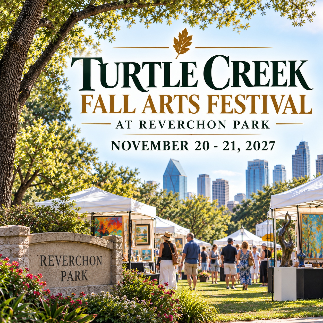 Turtle Creek Fall Arts Festival at Reverchon Park, Dallas, TX